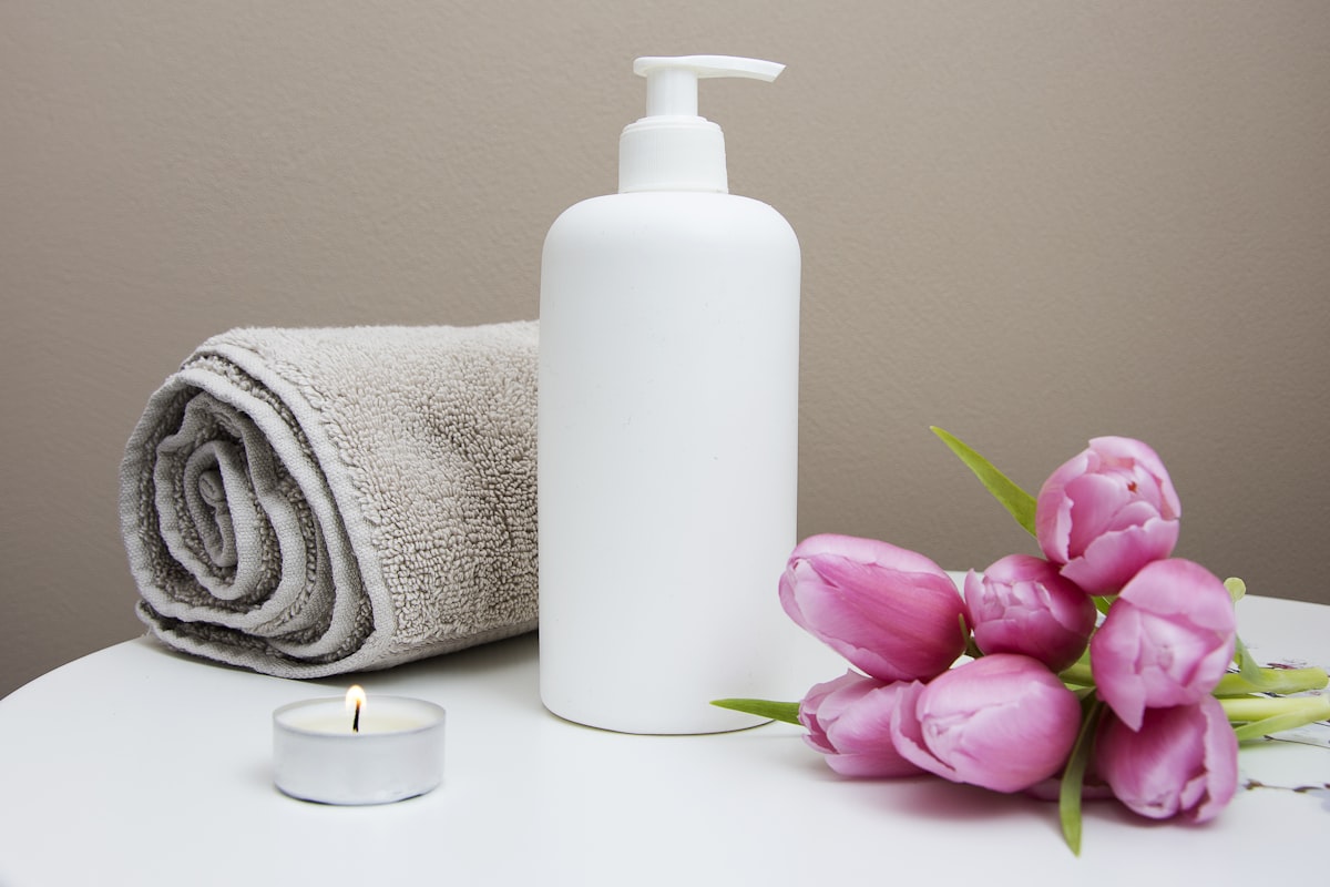 Candlelit massage in a calm, dim treatment room